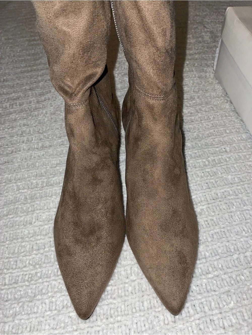 🆕 BNIB Schutz | Helga Over The Knee Kitten Heel Boots | Mouse